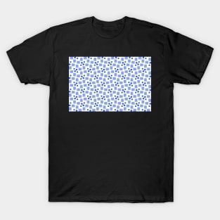 Watercolor Cobalt Blue Diamond Pattern T-Shirt